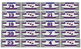 Maillot Vintage Team USA 2010 2014 2016 74 TJ OSHIE 88 PATRICK KANE 9 ZACH PARISE 13 WERENSKI 21 DYLAN LARKIN 8 JOE PAVELSKI Blanc 1386001