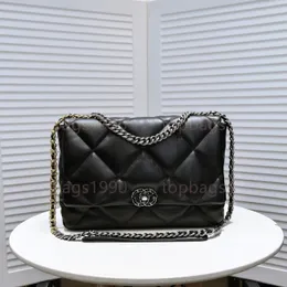 Designer bag 19bag lady handbag genuine leather shoulder bag chain bag purse wallet luxury Shoulder Purse Messenger Classic Solid Square Crossbody