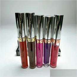 Lip Gloss Anastasia Matte Batom Líquido Não Desbotado Beleza Glazed Hidratante Edição de Aniversário Batons Kit de Maquiagem Drop Delive Dhvhe