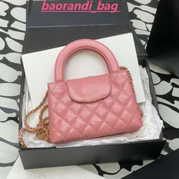 New 23K Nano Bag 10A Mirror Quality Mini Shopping Bag Woman Handbag 19cm Calfskin Crossbody Fashion Shoulder Bags Luxury Chain Bagss Designer