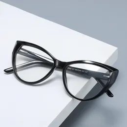 GMEI Optyczne przezroczyste przezroczyste okulary ramy okulary oko oka ramy dla kobiet w modzie okularach na receptę 2003 240118