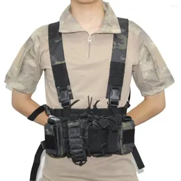 Hunting Jackets 10set Wholesale Tactical Vest Paintball Carrier Strike Chaleco Chest Rig Pouch Light Weight Military Equipment