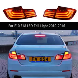 لـ F10 F18 LED LED Tail Light 10-16 525i 530i 520i Car Taillight Assembly Assembly Brake عكسي للسيارات قيد التشغيل