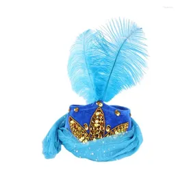 Bérets chapeau bijou avec voile casque fascinateur moderne pour les occasions culturelles