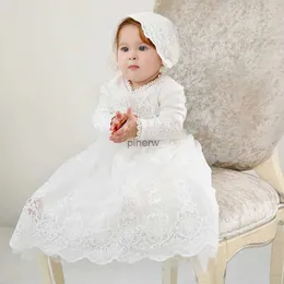 Mädchenkleider Baby Mädchen Kleid Spitze Prinzessin Kleid Säuglingskleider Taufe Kostüm Baby Geburtstag Hochzeit Party Kleid Abschlussball Abendkleid 0-24M