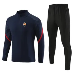 FC Shakhtar Donetsk Erkekler Günlük Spor Giyim Çocukları Açık Moda Sporları Takım Yarım Zipper Uzun Kollu Nefes Alabilir Sıradan Spor Ceket