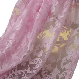 Curtain Print Scarf Flower Window Divider Voile Door Room Home Decor Curtains For Inside Windows Shower At