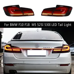 Тормозной фонарь заднего хода, автомобильные аксессуары, динамический стример, указатель поворота для BMW F10 F18 M5 525I 530I, светодиодный задний фонарь 10-16