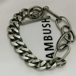 Pulseiras AMBUSH pulseira marca de moda ins minoria design vento fresco colar amantes marca de moda colar versátil homens e mulheres cinta