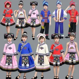 Stage Wear 24 Style Miao Hmong Dance Costume for Girls Vintage Clothing School Tradycyjne chińskie ubrania