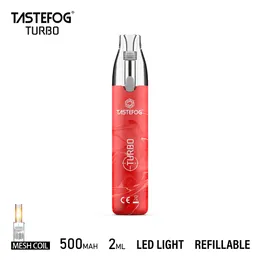 RGB Zaklamp Vape Lege Pod Hervulbare 10 ml Nic Zout E Vloeibare Turbo Tastefog Vapes Groothandel