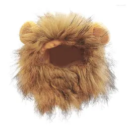 Cat Complees Lion Mane Cute Wig Wig Hat Funny Pets Clape Cap Awank Party Dog Code for Halloween Christmas Decoration