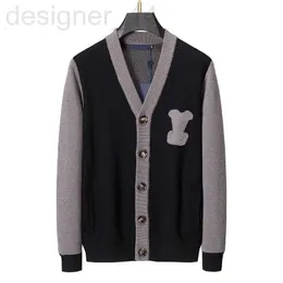 designer lyxiga herrtröja kvinnor stickade pullonew produktfjäril rand V-ringning långärmad cardigan kashmir tröjor västar 15mo