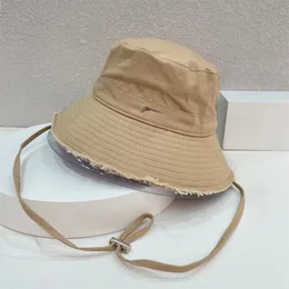 Women Designer Bucket Hat men's for Summer high quality fashion Khaki foldable large fedoras luxury Casquette outdoor beach sun Brim Hats