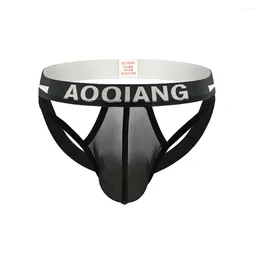 Underpants Men Erotic String Homens Jock Strap Mesh Breathable Sheer Thongs Backless Briefs Underwear Homme Slip Quick Dry