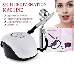 Máquina de terapia de oxigênio facial água limpeza da pele rugas remover rejuvenescimento pulverizador hidratante