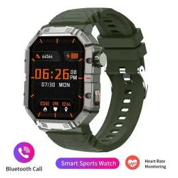 GW55 Outdoor Sports 2 02 Zoll großer Bildschirm IP68 Wasserdichter Kompass Herzfrequenzmesser Smartwatch