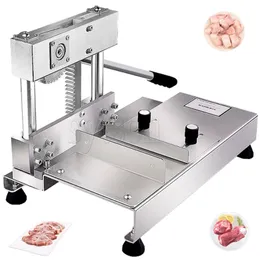 Máquina cortadora de huesos comercial, sierra de huesos de carne congelada, cortador de carne Manual de acero inoxidable para costillas, carne de pescado