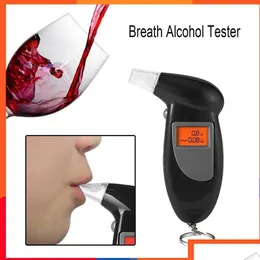 اختبار إدمان الكحول LCD عرض الكحول الرقمي اختبار الشرطة المهنية تنبيه التنفس جهاز الكشف عن محلل التنفس DF Drop de DHLF4