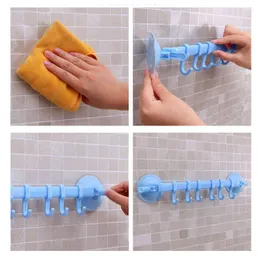 Bath Accessory Set Stylish Kitchen Strong Hold Wall Multi-purpose Hanger Storage Space-saving Suction Cup Versatile Hook Removable Decor