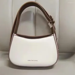 Akşam çantaları muhteşem şarkı şekerleme çantası alt altı tasarım, gerçek deri el tipi bir omuz crossbody kadınlar