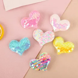 Fermagli per capelli 6 pezzi Miele Baby Shinning Heart For Girl Barrettes Holder Granchio Copricapo Forcine per ragazze Accessori