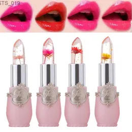 Lip Gloss Crystal Jelly Lip Balm Lipstick Flower Temperature Color Changing Lip Balm Gloss Transparent Long Lasting Moisturizer Makeup HOT