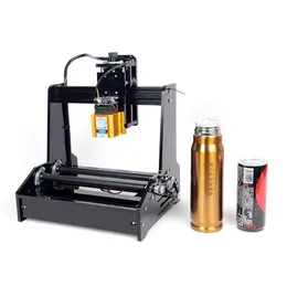 شركات تغطية كهربائية DIY أسطوانية CNC ليزر نقش Hine للزجاجات مع 15W يمكن العمل