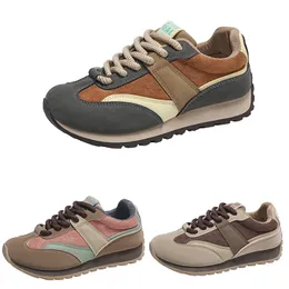 Damen-Laufschuhe, bequem, verschleißfest, Braun, Kaffee, Rosa, Damen-Trainer, Sport-Sneaker, Größe 36–40