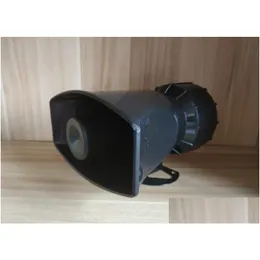 أجزاء السيارات الأخرى عالية الجودة DC12V 60W مكبر صوت Horn Hupe Siren Tenter Surbroof Drop Droblists Automobiles Motorcycles OT8JO