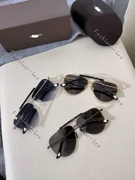 Designer-Tf-Sonnenbrille für Herren, Tom-fords-Sonnenbrille für Damen, halbrund, im Pilotenstil, Brille, dünner Rahmen, Desginer-Sonnenbrille mit Box, RCRZ 992