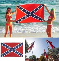 3x5 fts İki taraf baskılı Konfederasyon bayrağı ABD Savaşı Güney bayrakları Kuzey Virginia Ordusu için İç Savaş Bayrağı 90x150C1626748