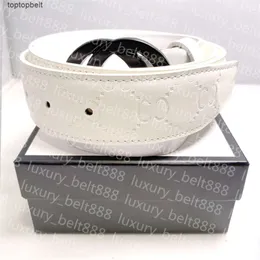 Fashion Classic Men Designer Belt Womens Mens Casual Letter Smooth Buckle Belts For Woman Cintura Bredd Cinturon 3,0 cm 3,4 cm 3,8 cm 10A