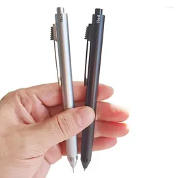 1pc 4 in 1 multicalor metal point pens 3 colors ball pen pencil pencil for School Office Writing Supplies Stationery