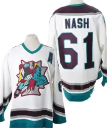 Custom Rare Vintage 2000-02 OHL Rick Nash London Knights Hockey Jersey Emelte