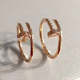 Cgr021 Anel de unha em ouro sólido 18k com espessura de 1,8 mm Anel de casal amoroso Au750 Anéis de ouro real para homens e mulheres