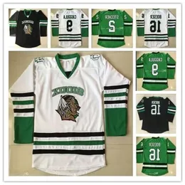 North Tani Dakota Fighting Sioux College Hockey Jerseys 2 Stecher 9 Caggiula 16 Brock Boeser 33 Cam Johnson All Szygowane mundury Fash Hig