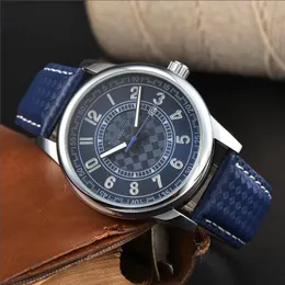 العلامة التجارية الفاخرة الساعات الكلاسيكية 6007G-011 Quartz Wristwatches Modern Movement Top Master Watch Automatic Date Fashion Men Lady Wristwatche Gail