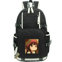 Ormanda küçük küçük hayat sırt çantası Hakumei ve Mikochi Daypack anime okul çantası baskı sırtlı sıradan okul çantası bilgisayar günü paketi