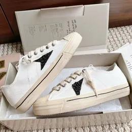 Golden Mid Star Casual Shoe Lace-up Sneakers Italy Metallic Distressed Low Top Suede Calf Leather Snakeskin Do-old Dirty High Quality Designer Platform Trainers