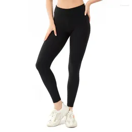 Damen-Hosen, solide, schlanke, nahtlose Yoga-Gymnastik-Fitness, schnell trocknende Sporthose, Mädchen, Workout, Push-Up, Laufen, athletische Strumpfhosen