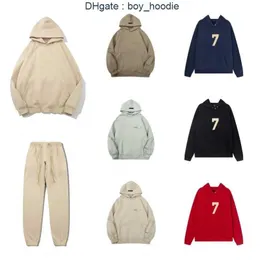 Sudaderas con capucha de diseñador para hombres Essentialshoodie 1977 sudadera con capucha ess essensweatshirts para hombre para mujer moda casual suelta hiphop algodón manga larga jersey 9OT1