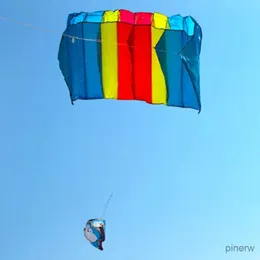 Akcesoria latawców oprogramowanie 3D Parachute Kite Rainbow Bonless Professional Power Kite Cometa Gigante latawiec dla dzieci łatwe do latania Cerf Volant