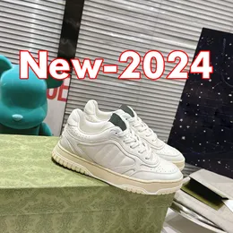 2024 Nuove scarpe di design di sneaker re-Web da uomo Sneaker Sneaker di alta qualità Scarpe in pelle di lusso Piattaforma di ginnastica per estese a strisce per esterni 35-45 con scatola