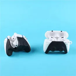 Casos de telefone celular 3D PS5 gamepad gameboy fone de ouvido Bluetooth capa de silicone macio para apple airpods 1 2 3 pro carregamento sem fio legal capa presente