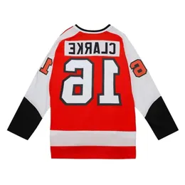 Clarke Bobby Dikişli Hokey Forması Mitchell Ness 1974-75 Erkek Kadın Gençlik S-3XL Retro Formalar 28 Hig