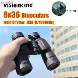 Telescopes Visionking 8x36 Powerful Binoculars Long Range Telescope Distance for Travelling Hunting Sports Birdwatching Camping Equipments YQ240124