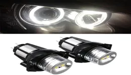 2 PCS E90 عيون الملاك هالو حلقة LED LED 6W Marker لمبة Xenon مصباح القيادة الأبيض مقاوم للماء للمصابيح الأمامية Canbus Xenon GER7400430