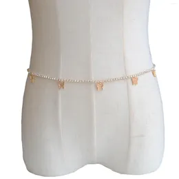Cintos moda barriga cintura corrente traje acessórios para vestidos maiôs temperamento corpo