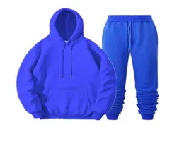 2020 nouveau survêtement hommes marque mâle solide sweat à capuche pantalon ensemble hommes à capuche Sweat costume vêtements de sport décontractés S3XL Y01216949991